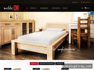 MEBLE K&D Biurka drewniane screen