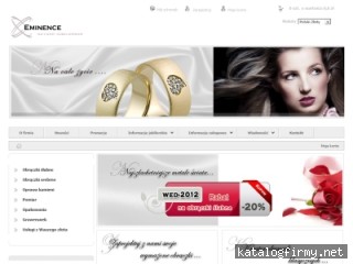 Eminence - obrączki ślubne i srebrne screen