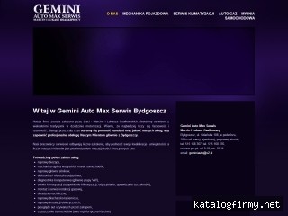 Gemini Auto Max Serwis Samochodowy Bydgoszcz screen