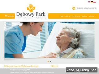 Dębowy Park - Ośrodek pielęgnacyjno - rehabilitacyjny screen
