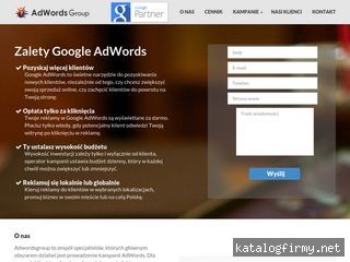 Adwordsgroup screen