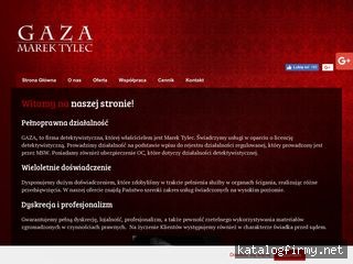 GAZA sprawdzenie wiarygodności partnera screen