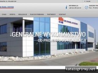 www.cbpanel.pl Generalny wykonawca hal stalowych Kraków screen
