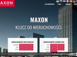 MAXON Nieruchomości Sp. z o.o. screen