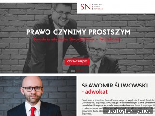 Śliwowski Nowak Adwokaci spółka partnerska screen