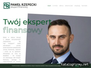 Paweł Rzepecki - ekspert finansowy screen