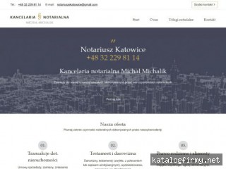 Kancelaria Notarialna Michał Michalik screen
