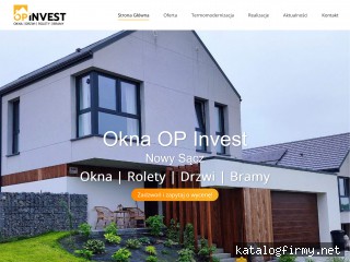 PETECKI - Okna Drzwi Rolety Bramy Nowy Sącz Op Invest screen