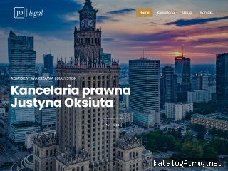 Pomoc prawna - obsługa prawna przedsiębiorców Warszawa screen