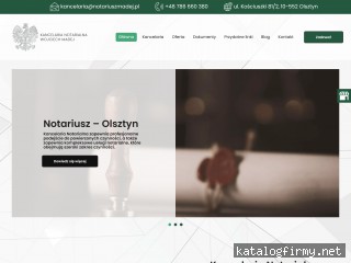 Kancelaria Notarialna Wojciech Madej Notariusz Olsztyn screen