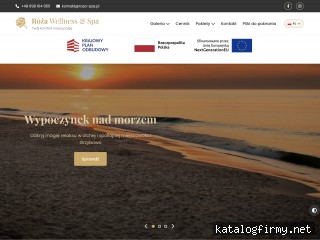 Ośrodek wypoczynkowy, noclegi nad morzem Grzybowo Kołobrzeg screen