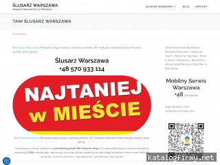 Tani Ślusarz Warszawa screen