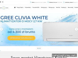 SEVRO Kraków – klimatyzacja, pompy ciepła screen