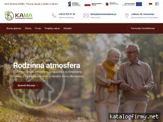 Dom Seniora Kama - dom opieki Inowrocław Bydgoszcz Toruń screen