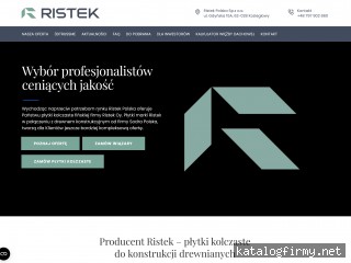 Ristek Polska - metalowe łączniki do drewna screen