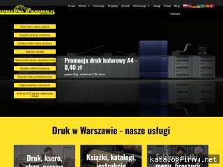 Ekspresowa Drukarnia DUX – wydruki cyfrowe, Warszawa screen